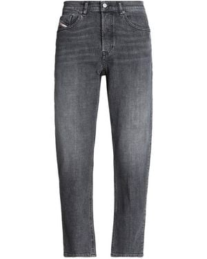 DIESEL D-Fining Tapered Fit Wash Denim Jeans Cotton - Grey