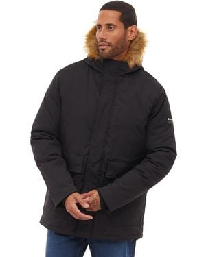 Bench Jarryl Padded Parka Jacket - Black