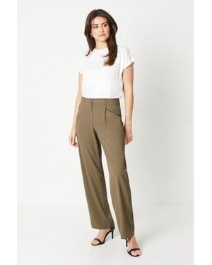 PRINCIPLES Belted Wide Leg Trouser - White