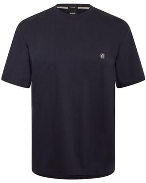BOSS Hbb C Taut Minimalist Design T-Shirt - Blue