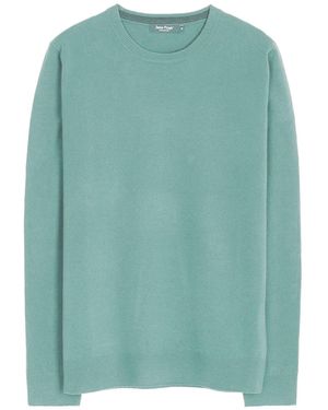 Secret Label Fine Knit Crew Neck Jumper - Green