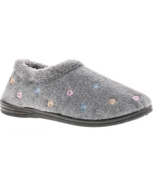 Strollers Fluffy Slippers Buds Slip On Textile - Grey
