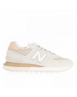 New Balance Suede 574 Legacy Trainers - White