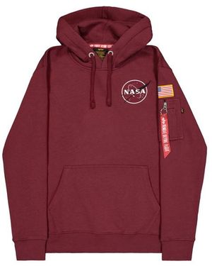 Alpha Industries Space Shuttle Smu Hoodie - Red