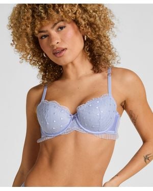 Hunkemöller Cordelie Padded Underwired Bra - Blue
