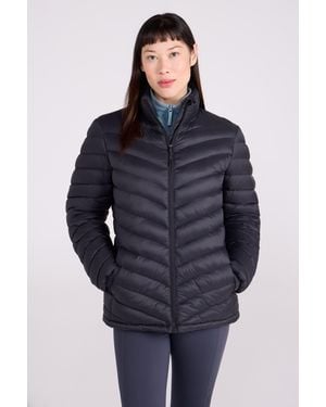 Mountain Warehouse 'Vista' Padded Jacket Water Resistant Warm Cosy Coat Polyamide - Blue