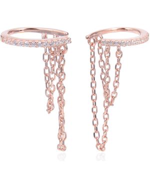 Gena Paris Oorring Rock One - Roze