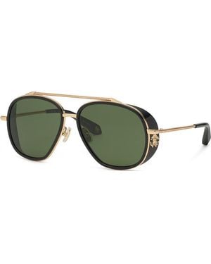 Roberto Cavalli Src008M590300 Src008M 59 0300 Sunglasses - Green