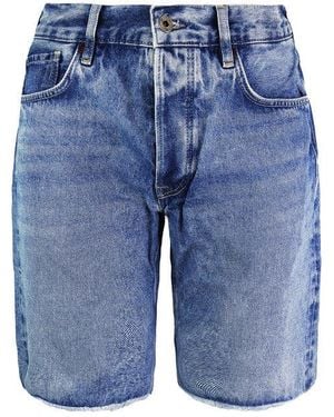 Pepe Jeans Relaxed Fit Belife Denim Shorts - Blue