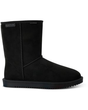 Regatta Risley Mid Faxu Fur Boots - Black