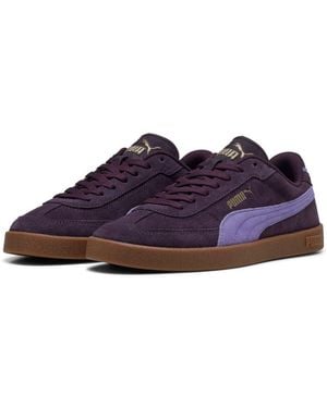 Product Of New York Puma Club Ii Era Suede Plum Trainers - Blue