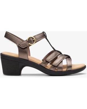 Clarks Emily2 Rose Bronze Sandals - Brown