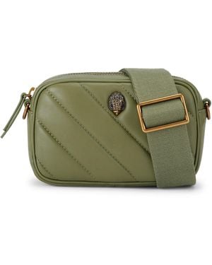 Kurt Geiger Leather Soho Sm Camera Bag - Green