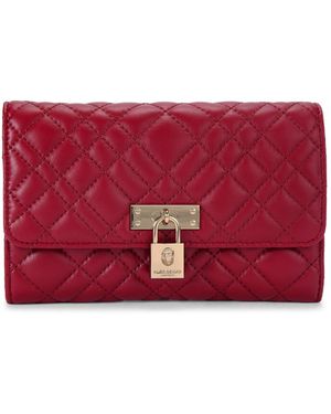 Kurt Geiger Leather Brixton Chain Wallet - Red