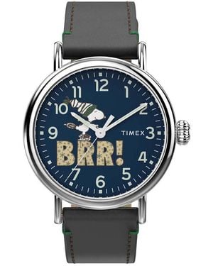 Timex Tw2V60700 Peanuts Waterbury Standard Watch - Grey