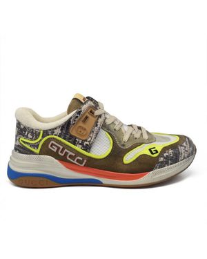 Gucci Ultrapace Sneaker Met Leren Details - Meerkleurig