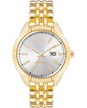 Nine West Nw-2660Svgb Ladies Watch - Metallic