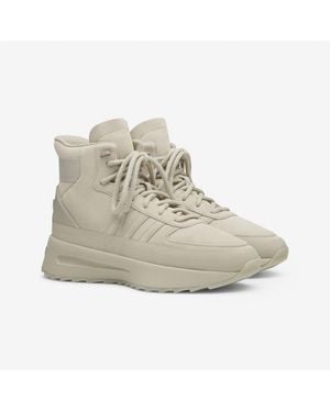 adidas Athletics Los Angeles Hiker Canvas Hi Top Trainers - Natural