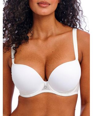 Freya Fascinate Moulded Plunge T-Shirt Bra - White