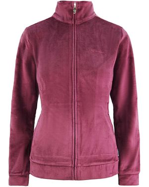 Champion Fleece Track Jacket Cotton - Purple