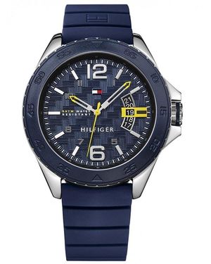 Tommy Hilfiger 1791204 Dial Silicone Watch - Blue