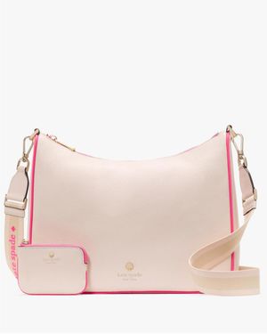 Kate Spade Emma Pebbled Leather Large Crossbody - Pink