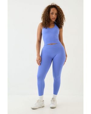 DSGN Studio Sport Ultra Contour Seamless Scrunch Bum Legging - Blue