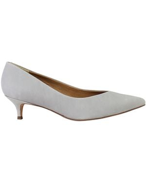 Vionic Kit Josie Court Shoes Leather - Grey