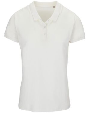 Sol's Ladies Planet Piqué Organic Polo Shirt (Off) - White