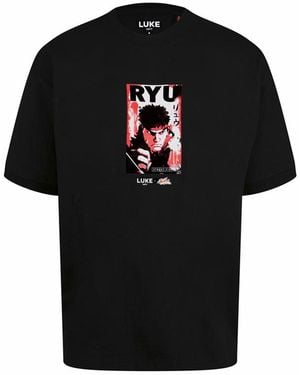 Luke 1977 Ryu 1000 Street Fighter T-Shirt - Black