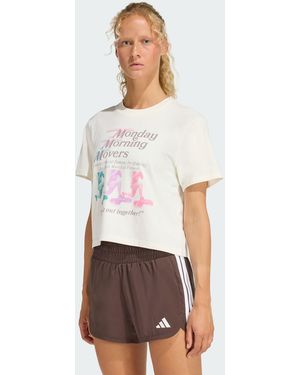 adidas Originals Lesmills Movers Graphic T-Shirt - White