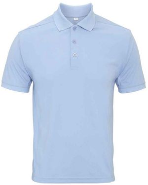 PREMIER Coolchecker Pique Polo Shirt (Light) - Blue