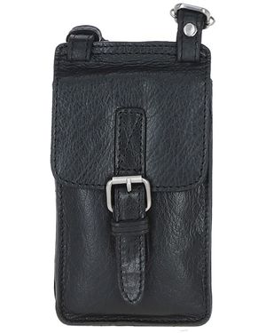 Ashwood Leather 'Zeno' Real Smartphone Bag - Black