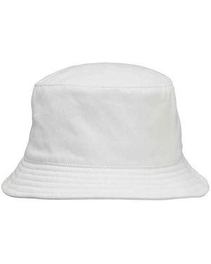 Sol's Adult Twill Bucket Hat Cotton - White