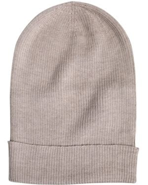 Dolce & Gabbana Cashmere Beanie Hat - Metallic
