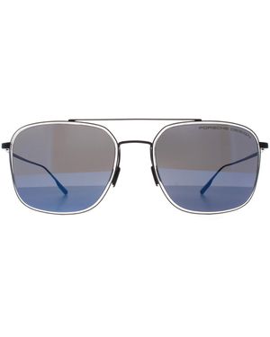 Porsche Design Aviator Mirror P8940 Metal - Grey