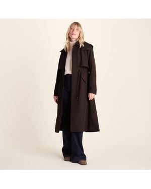 TOG24 Alva Waterproof Trench Coat - Black