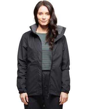 Peter Storm Downpour Waterproof Jacket With Rollaway Hood, Hiking Raincoat - Black