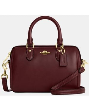 COACH Mini Rowan Crossbody Bag - Red