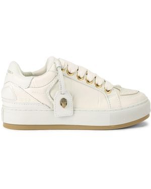 Kurt Geiger Leather Southbank Tag Trainers - White