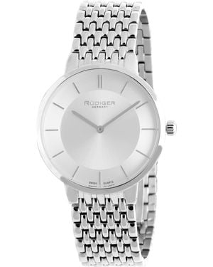 Rudiger Kassel Watch. Stainless Steel - Grey