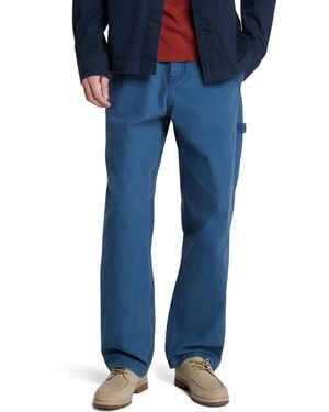 Timberland Rindge Washed Canvas Carpenter Trouser - Blue