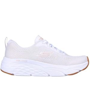 Skechers Ladies Max Cushioning Elite Trainers /Rose) - White