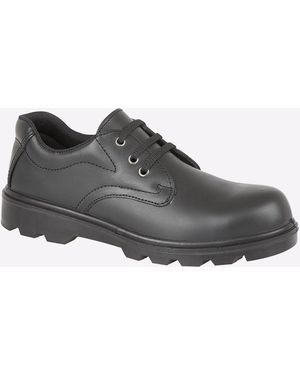 Grafters Iowa Leather Safety Shoes - Black