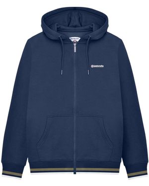 Lambretta Ss25 Full Zip Hoodie /Khaki) - Blue