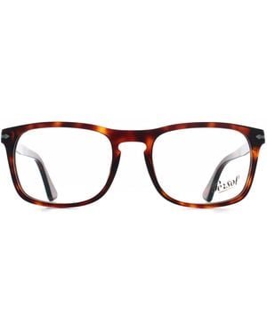 Persol Rectangle Havana Po3344V - Brown