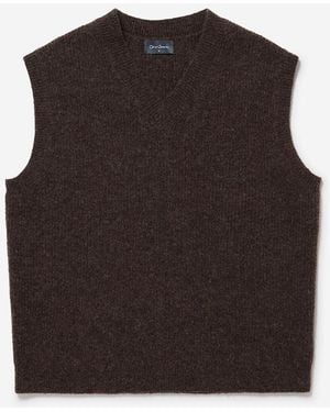 Oliver Sweeney Alpaca Wool Blend Vest - Black