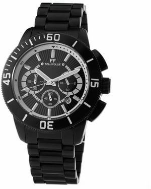 Folli Follie Watch Quartz Stainless Steel - Black