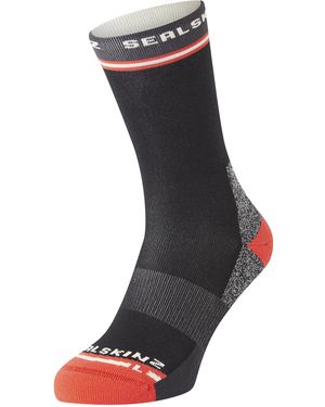 SealSkinz Anti-Blister Mid Length Running Socks For And - Black