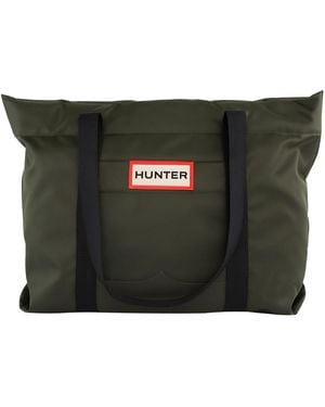 HUNTER Original Nylon Dark Tote Bag - Green